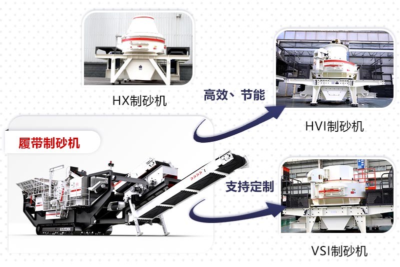 履帶式移動制砂機規格齊全