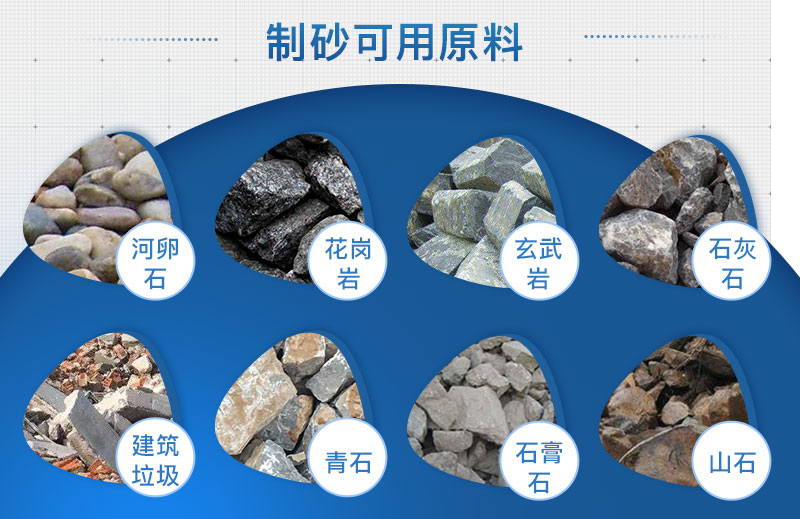 常用機制砂原料