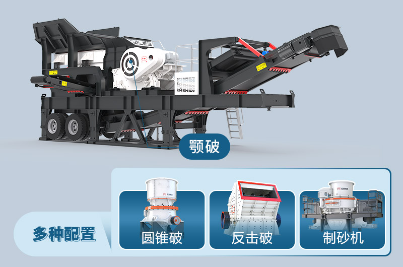 移動碎石機械設備配置